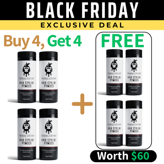 Hair Styling Powder - Buy 4 Get 4 - Black Friday Exclusive Deal